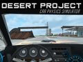 Гаме Simulator fizike automobila Projekt Pustinja онлајн