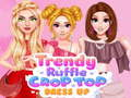 Гаме Modna Haljina sa Ruffles i Kratkim Topom онлајн