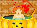 Гаме Mali Beba Halloween Kupanje онлајн