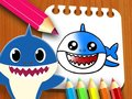 Гаме Бојање књига Baby Shark онлајн