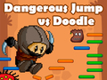 Гаме Opasan Skok protiv Doodle Jump онлајн