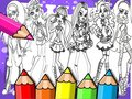 Гаме Monster High Knjiga za bojanje онлајн