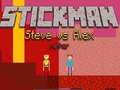 Гаме Stickman Steve protiv Alex Nether онлајн