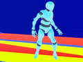 Гаме Noob Robo Parkour онлајн
