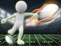 Гаме Stickman Ragbi Trčanje i Udaranje онлајн