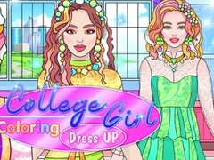 Гаме Oslikavanje i Oblačenje Studentkinje онлајн