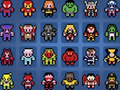 Гаме Slike prema brojevima Superheroji онлајн